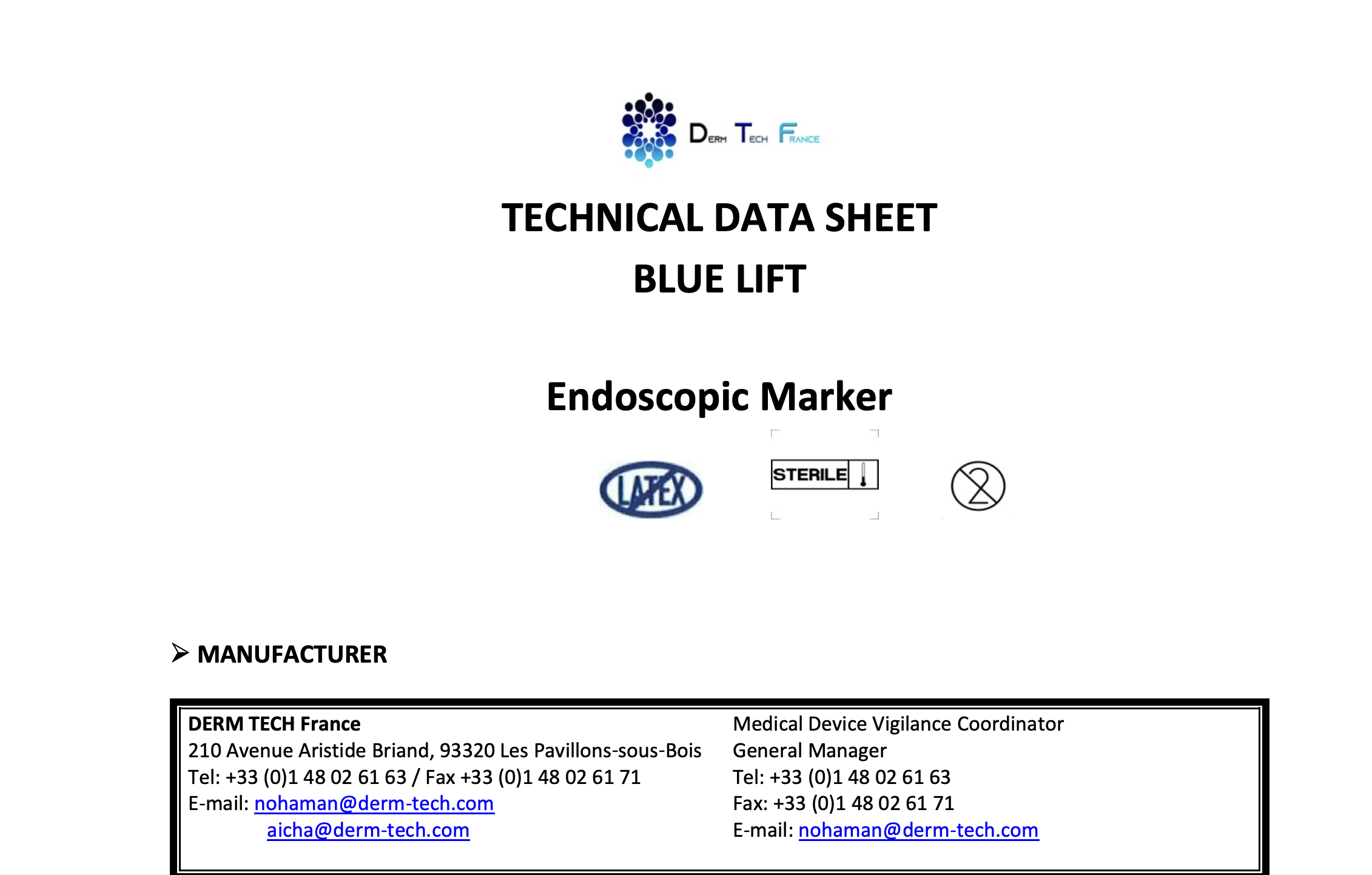 TECHNICAL FILES BLUE LIFT